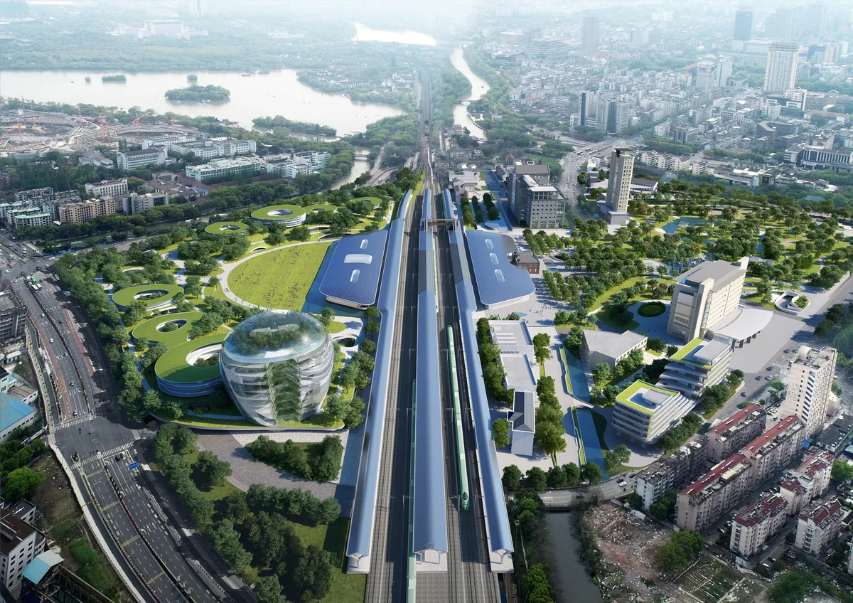 BIM Architecture | MAD New Work: Jiaxing 'Railway Station in the Forest'