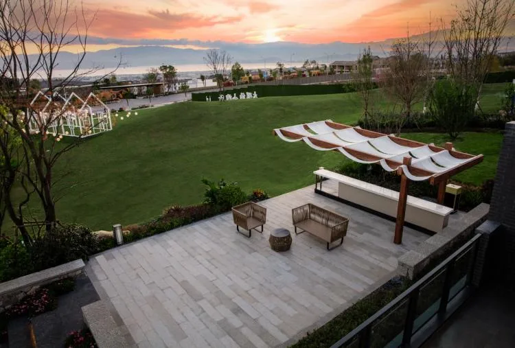 BIM Architecture | Landscape Design of Dali's Small Courtyard Central Living Experience Center/MANG Grid Landscape