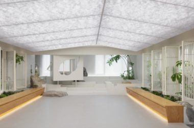 BIM Architecture: Exploring Emotional Boundaries Between Interior and Exterior in Pu She Tea Room Design by Introduction Studio-BIM WORLD