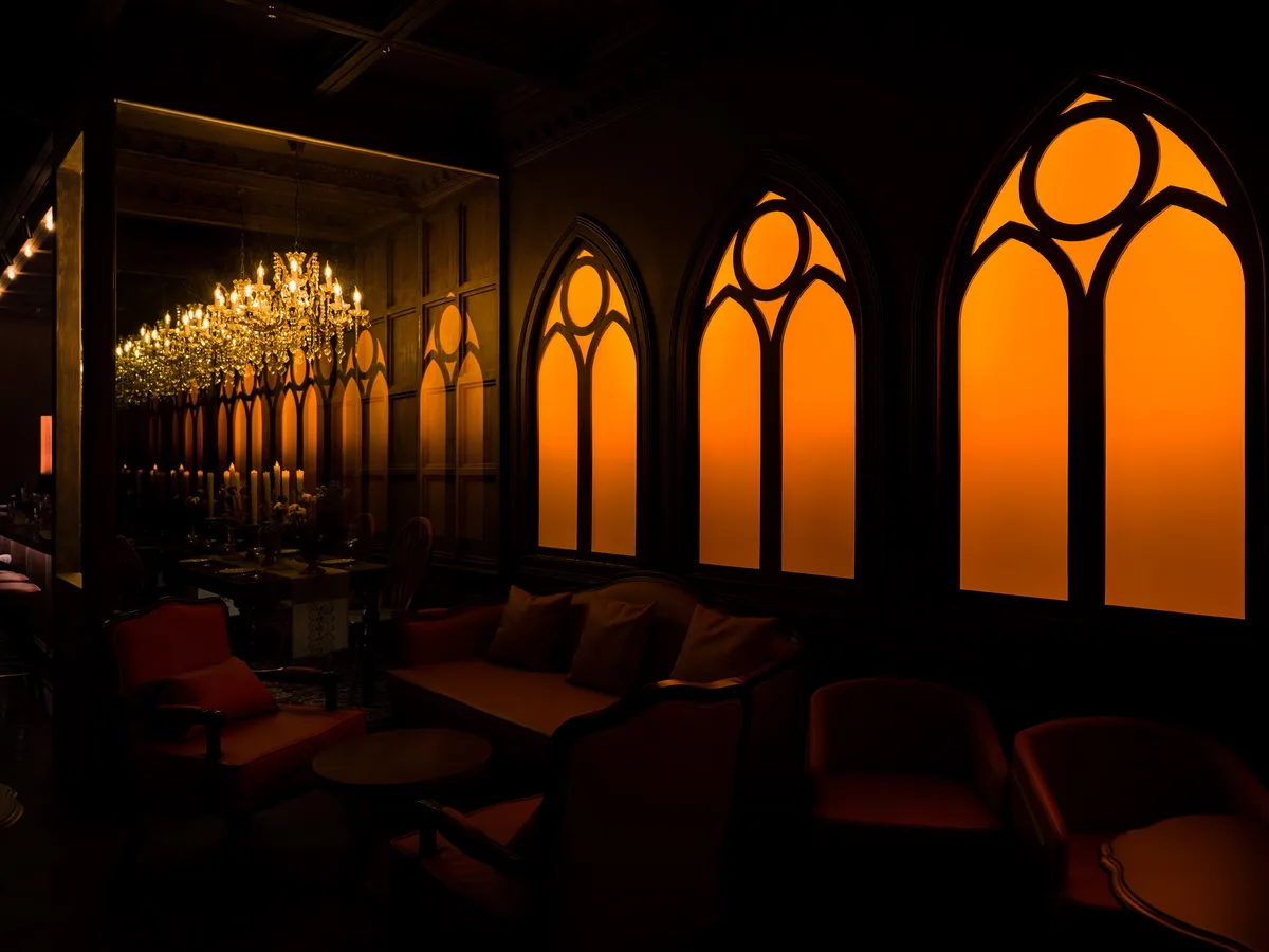 BIM Architecture | Like a Medieval 'House of Magicians': Twelve Capitals MAGIC BAR/High White Space Design Firm