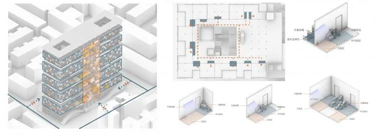 BIM Architecture | Second Prize of 2020 Benchmark Cup | Resilient Community of Qingyin Co living in Response to Epidemic and Aging Issues