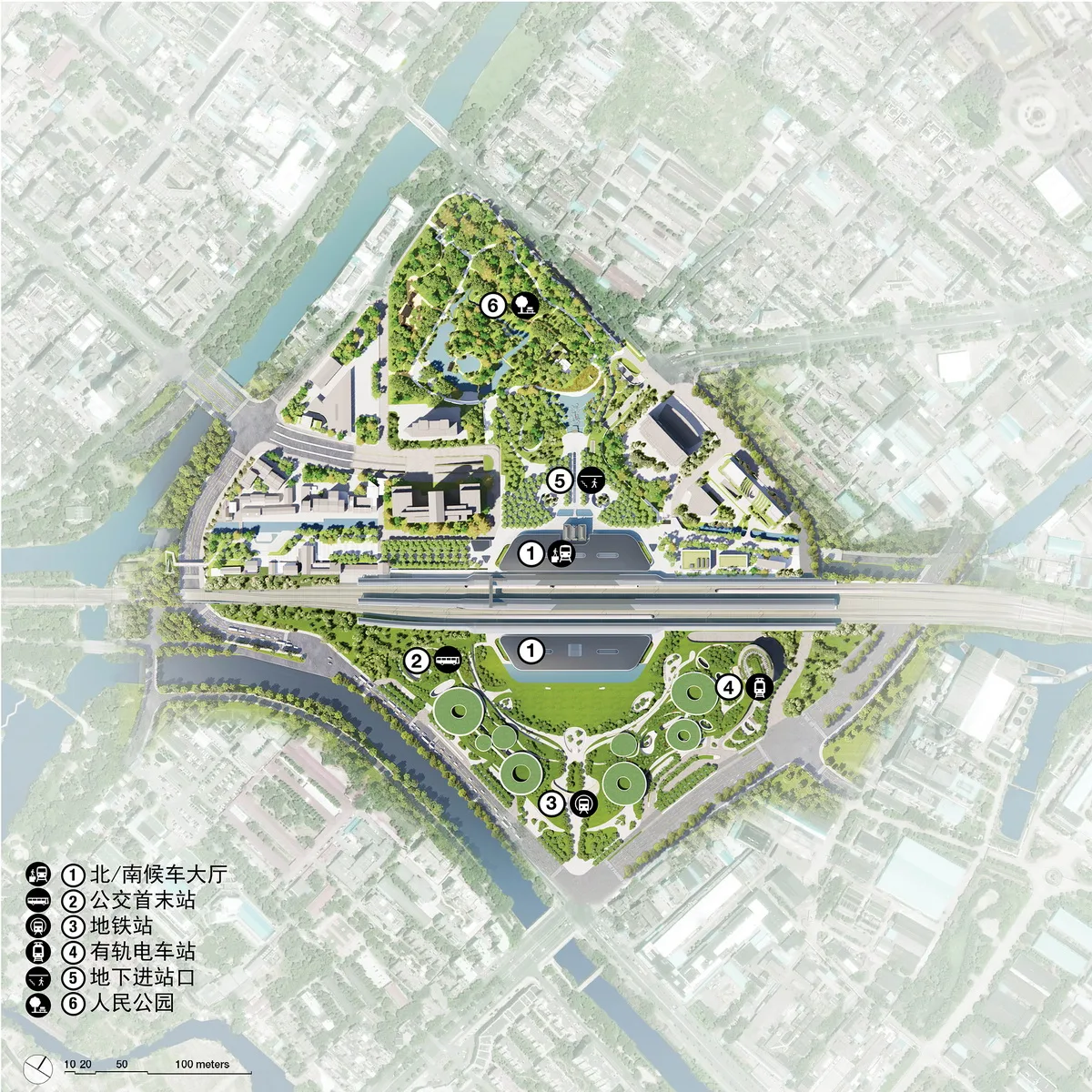 BIM Architecture | MAD New Work: Jiaxing 'Railway Station in the Forest'