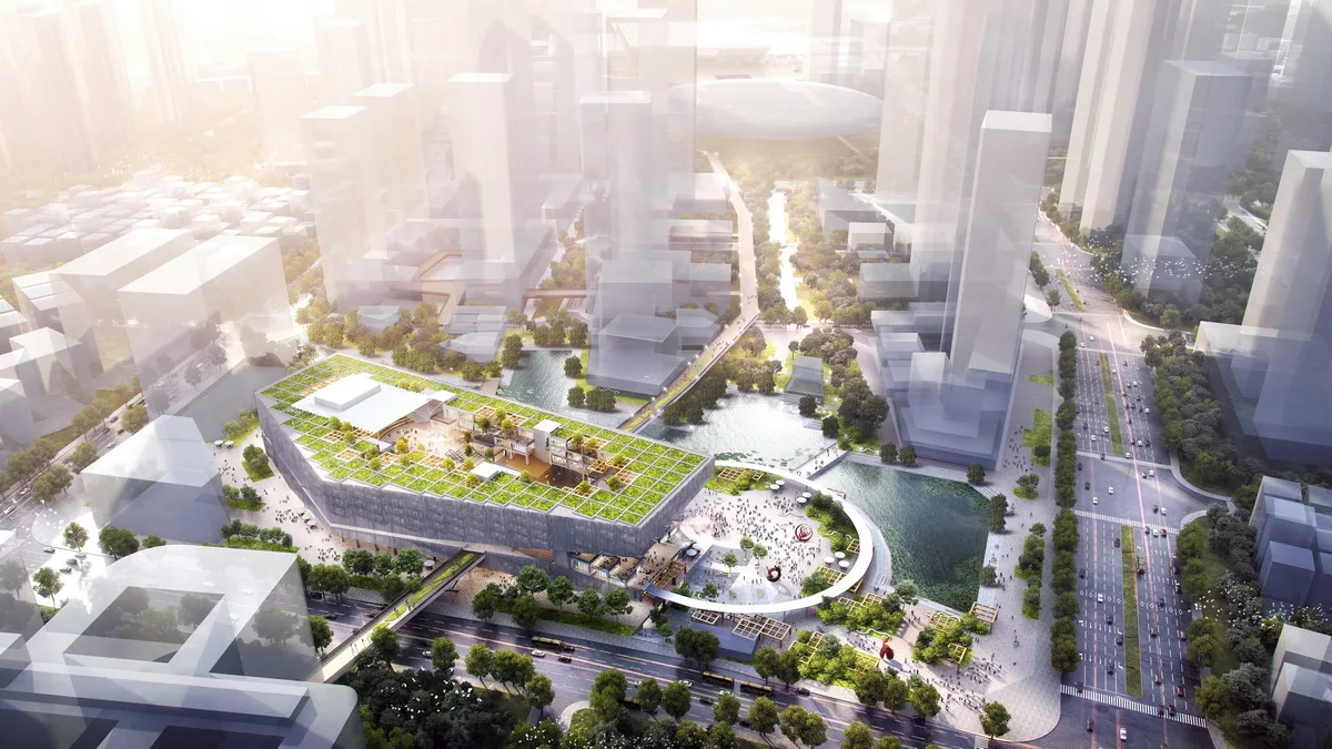 BIM Architecture | Bid winning Proposal for Shenzhen Cultural Center New Building - Cultural Ark/Internal Building+China Construction Technology