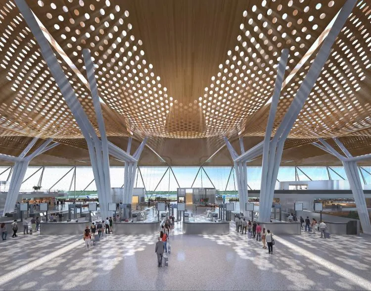 BIM Architecture | Guadalajara Airport Terminal 2: CRTKL creates a net zero transportation hub for the ancient city of Mexico