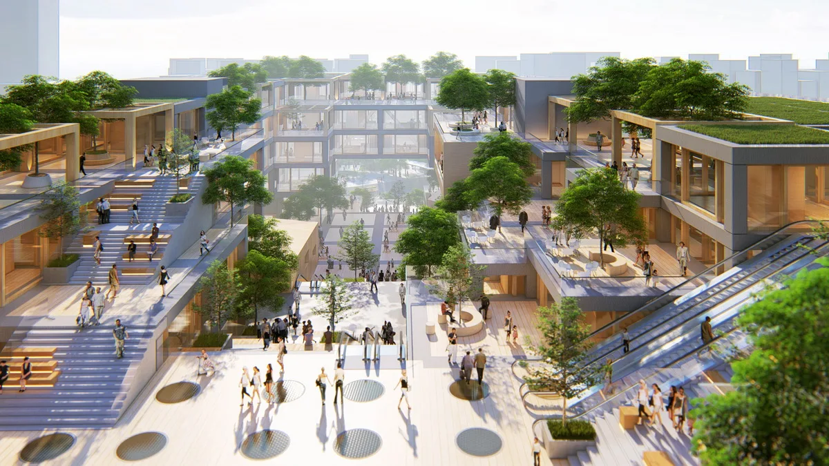 BIM Architecture | Bid winning Proposal for Shenzhen Cultural Center New Building - Cultural Ark/Internal Building+China Construction Technology