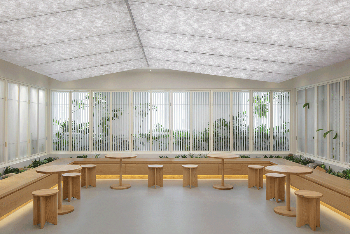 BIM Architecture | Emotional Separation, Between Interior and Exterior - Pu She Tea Room Design/Introduction Studio