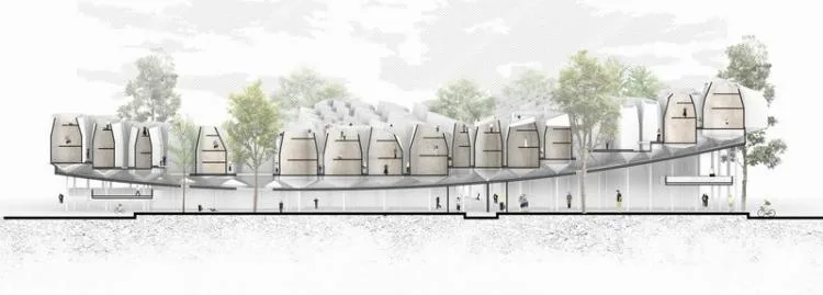 BIM Architecture | 2020 Benchmark Cup Second Prize | New Ideas for Transforming Urban Villages to Create Horizontal Super Residences
