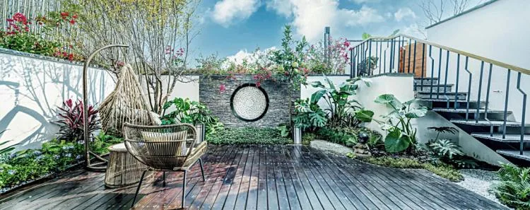 BIM Architecture | Landscape Design of Dali's Small Courtyard Central Living Experience Center/MANG Grid Landscape