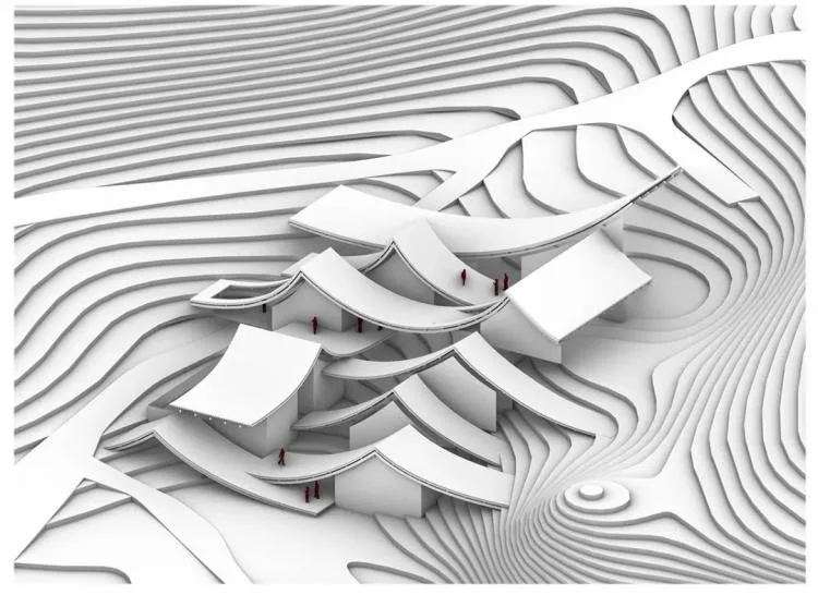BIM Architecture | Top 100 Newcomer 2020 Architecture Competition | Fun Rooftop, Dazzling Girl Designs a Fun Dream