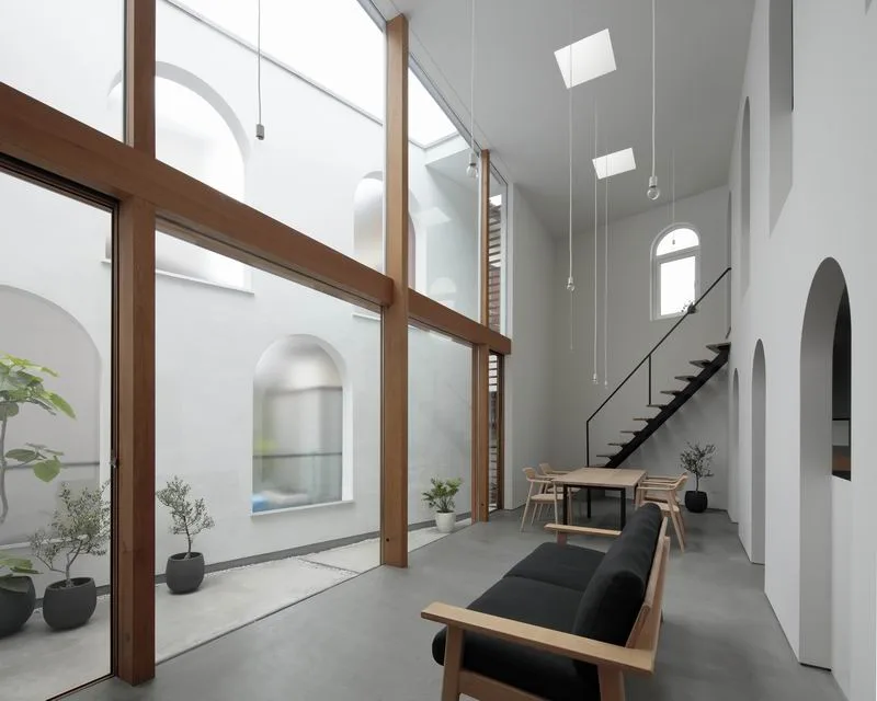 BIM architecture | Clever ideas for housing space in densely populated residential areas in Japan | Independent housing in Japan