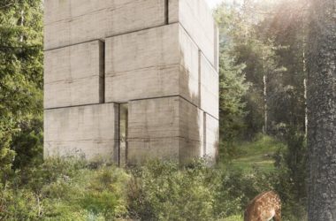 BIM Architecture: Forest Residential Buildings with Stone-Like Solidity by Marte Marte Architects-BIM WORLD
