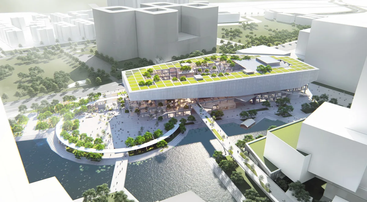 BIM Architecture | Bid winning Proposal for Shenzhen Cultural Center New Building - Cultural Ark/Internal Building+China Construction Technology