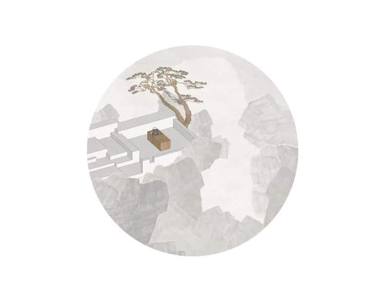 BIM Architecture | Emotional Separation, Between Interior and Exterior - Pu She Tea Room Design/Introduction Studio