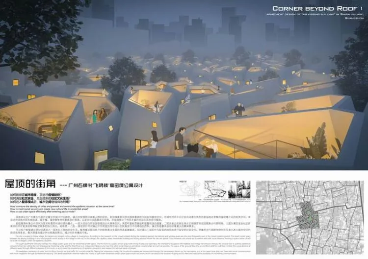 BIM Architecture | 2020 Benchmark Cup Second Prize | New Ideas for Transforming Urban Villages to Create Horizontal Super Residences