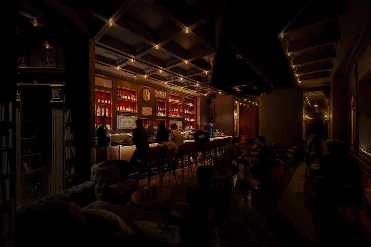 BIM Architecture | Like a Medieval 'House of Magicians': Twelve Capitals MAGIC BAR/High White Space Design Firm