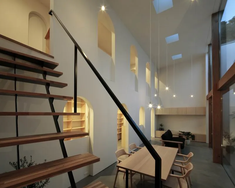 BIM architecture | Clever ideas for housing space in densely populated residential areas in Japan | Independent housing in Japan