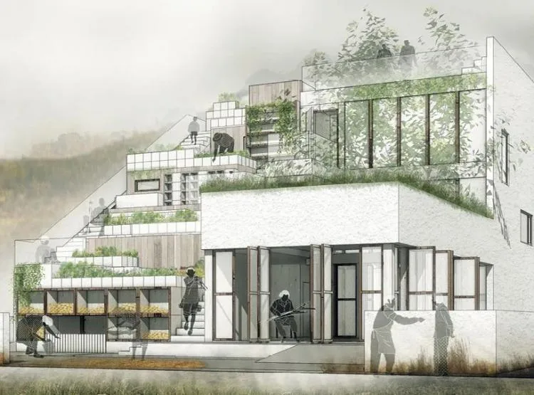 BIM Architecture | Interpretation of High Quality Competition Works | Elegant and Concise Design Techniques, Building a Home for Suburban Habitat Together