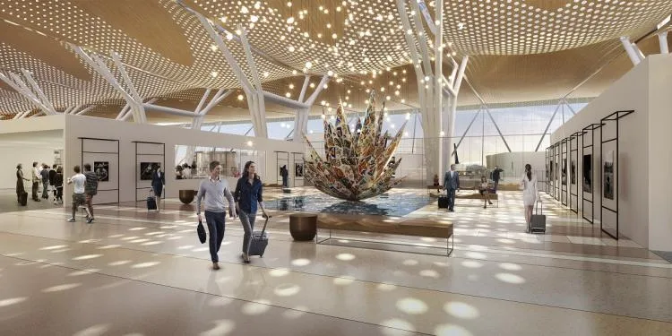 BIM Architecture | Guadalajara Airport Terminal 2: CRTKL creates a net zero transportation hub for the ancient city of Mexico