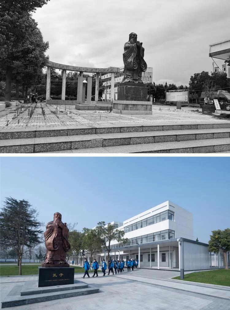 BIM Architecture | Rural Revitalization: Renovation of Township Middle Schools - Planning and Design of Xinrui Guhe Middle School in Quanjiao County/Shanghai Sixu Architecture