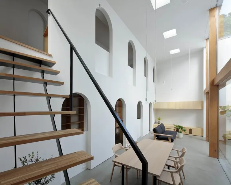 BIM architecture | Clever ideas for housing space in densely populated residential areas in Japan | Independent housing in Japan