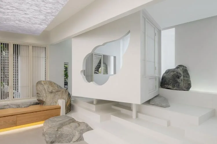 BIM Architecture | Emotional Separation, Between Interior and Exterior - Pu She Tea Room Design/Introduction Studio