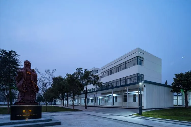 BIM Architecture | Rural Revitalization: Renovation of Township Middle Schools - Planning and Design of Xinrui Guhe Middle School in Quanjiao County/Shanghai Sixu Architecture