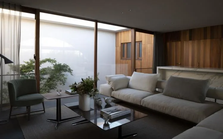 BIM Architecture | Tokyo Sky Cave Residence: A Tranquil Natural Residence/IKAWAYA Architects