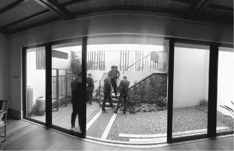 BIM Architecture | Landscape Design of Dali's Small Courtyard Central Living Experience Center/MANG Grid Landscape