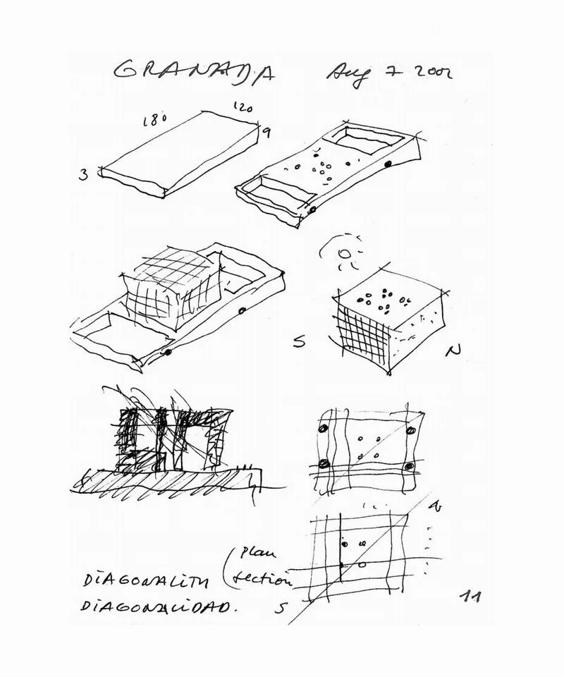 BIM Architecture | Classic Project: The Story of Light and Concrete | Granada Savings Bank Headquarters