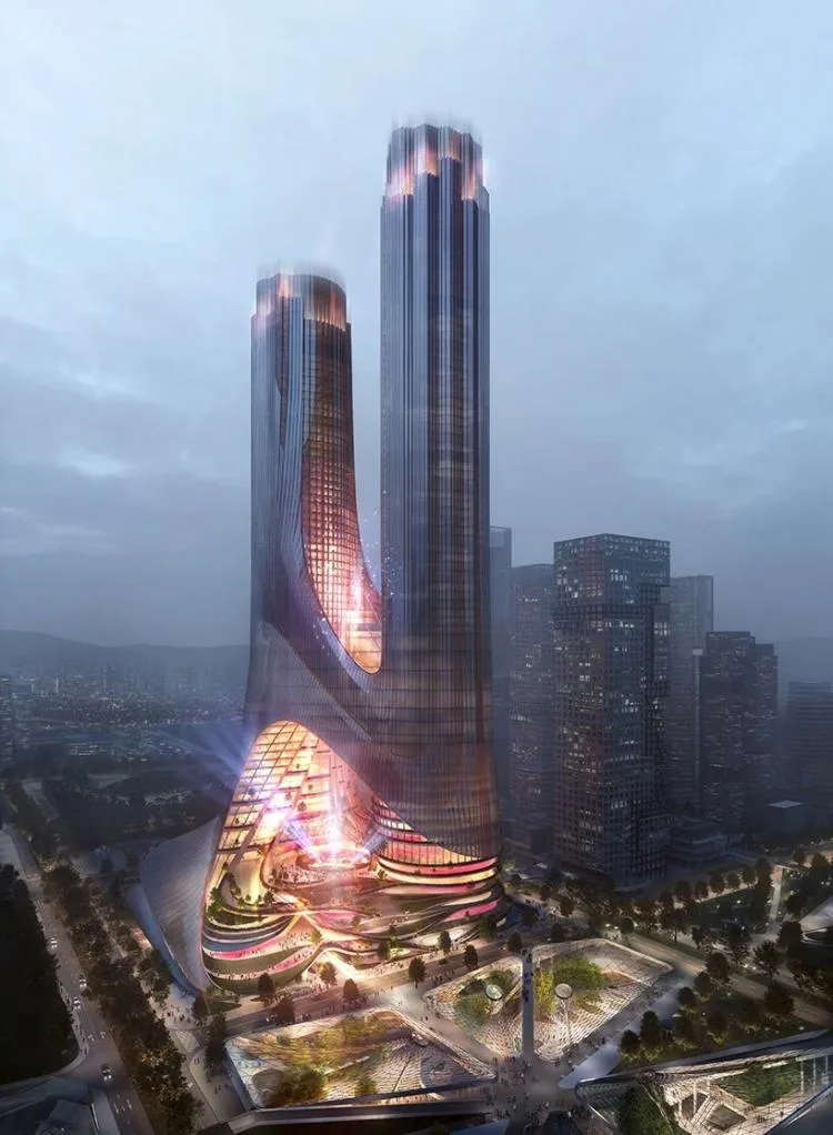 BIM Architecture | Zaha Hadid's New Work "C-Tower" of Shenzhen Bay Super Headquarters Base: Multidimensional Vertical City