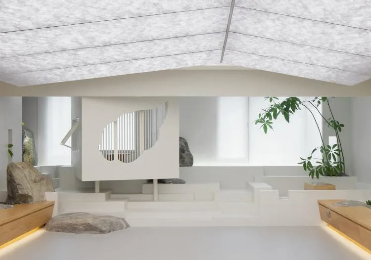 BIM Architecture | Emotional Separation, Between Interior and Exterior - Pu She Tea Room Design/Introduction Studio