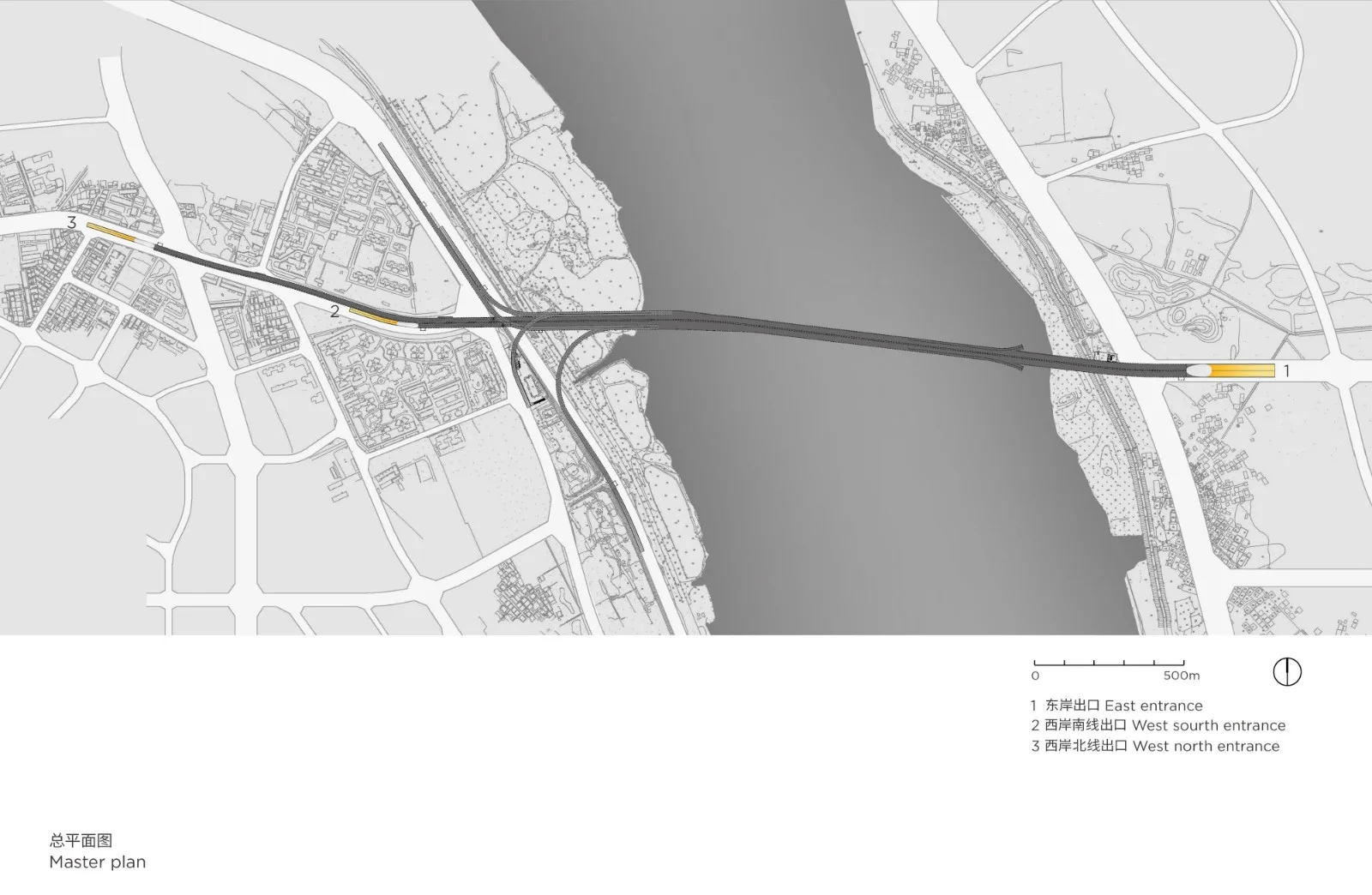 BIM Architecture | Haikou Civilization East Tunnel Light Transition Design: Elegant and Pure White Shell/Panda China