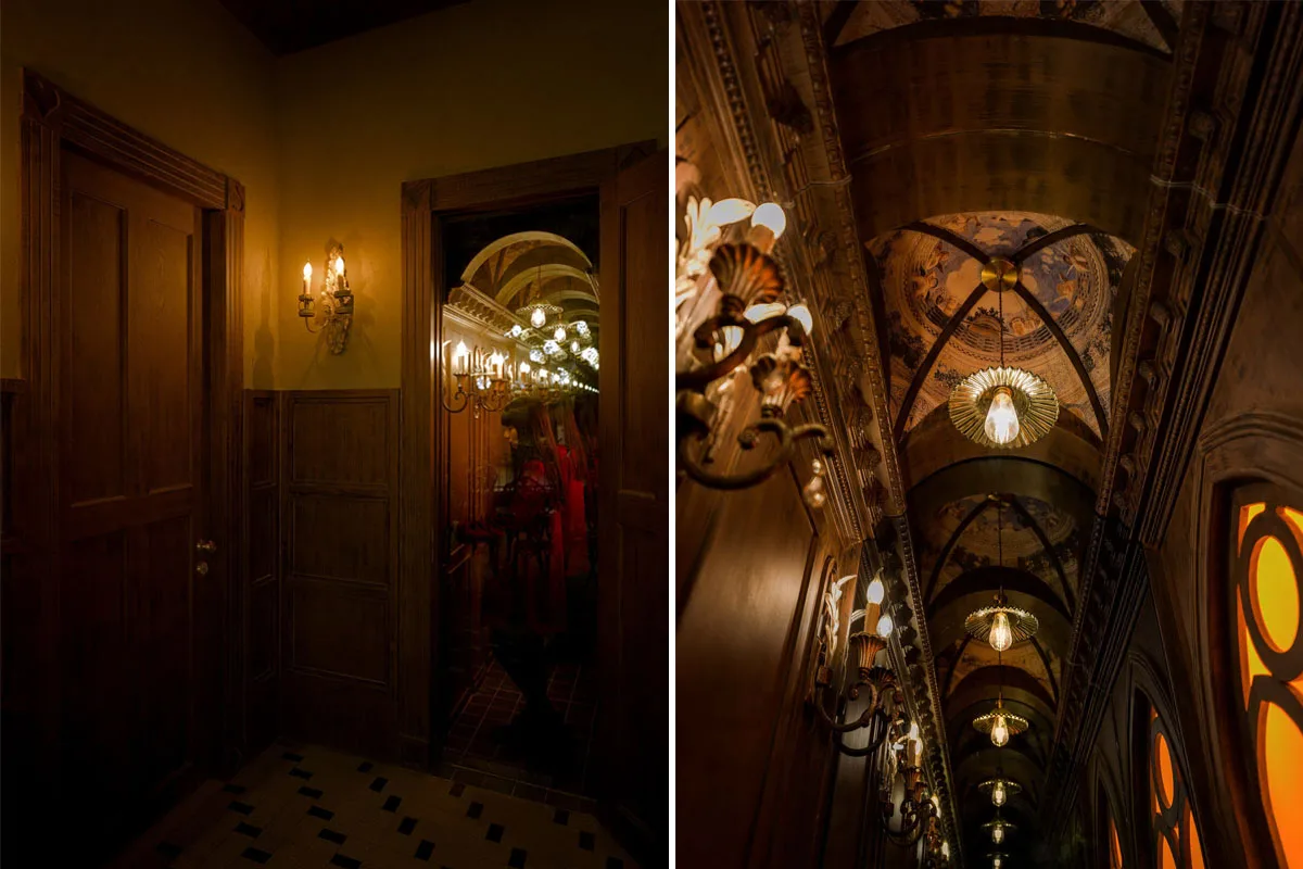 BIM Architecture | Like a Medieval 'House of Magicians': Twelve Capitals MAGIC BAR/High White Space Design Firm