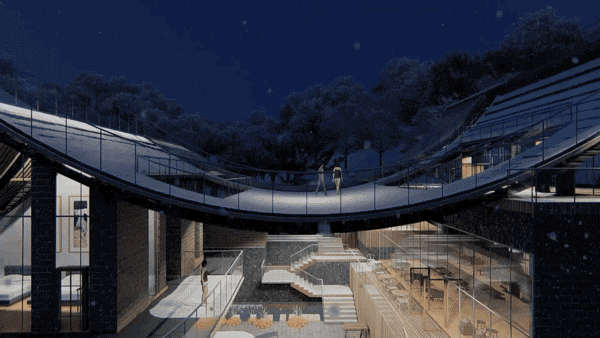 BIM Architecture | Top 100 Newcomer 2020 Architecture Competition | Fun Rooftop, Dazzling Girl Designs a Fun Dream