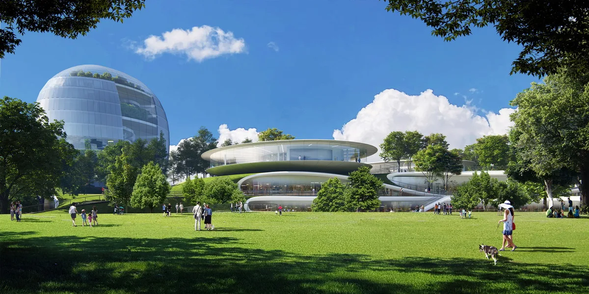 BIM Architecture | MAD New Work: Jiaxing 'Railway Station in the Forest'