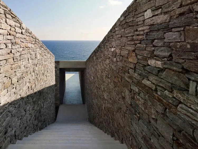 BIM Architecture | Embedded Underground 'Cave' Residences, Greece/Mold Architects