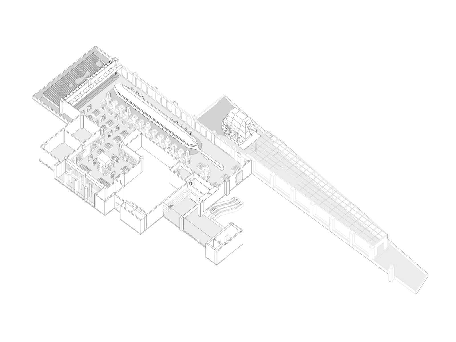 BIM Architecture | Gutenberg Xinghan Bookstore: Creating Scene Space/Untamed Architecture