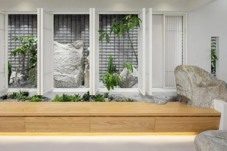 BIM Architecture | Emotional Separation, Between Interior and Exterior - Pu She Tea Room Design/Introduction Studio