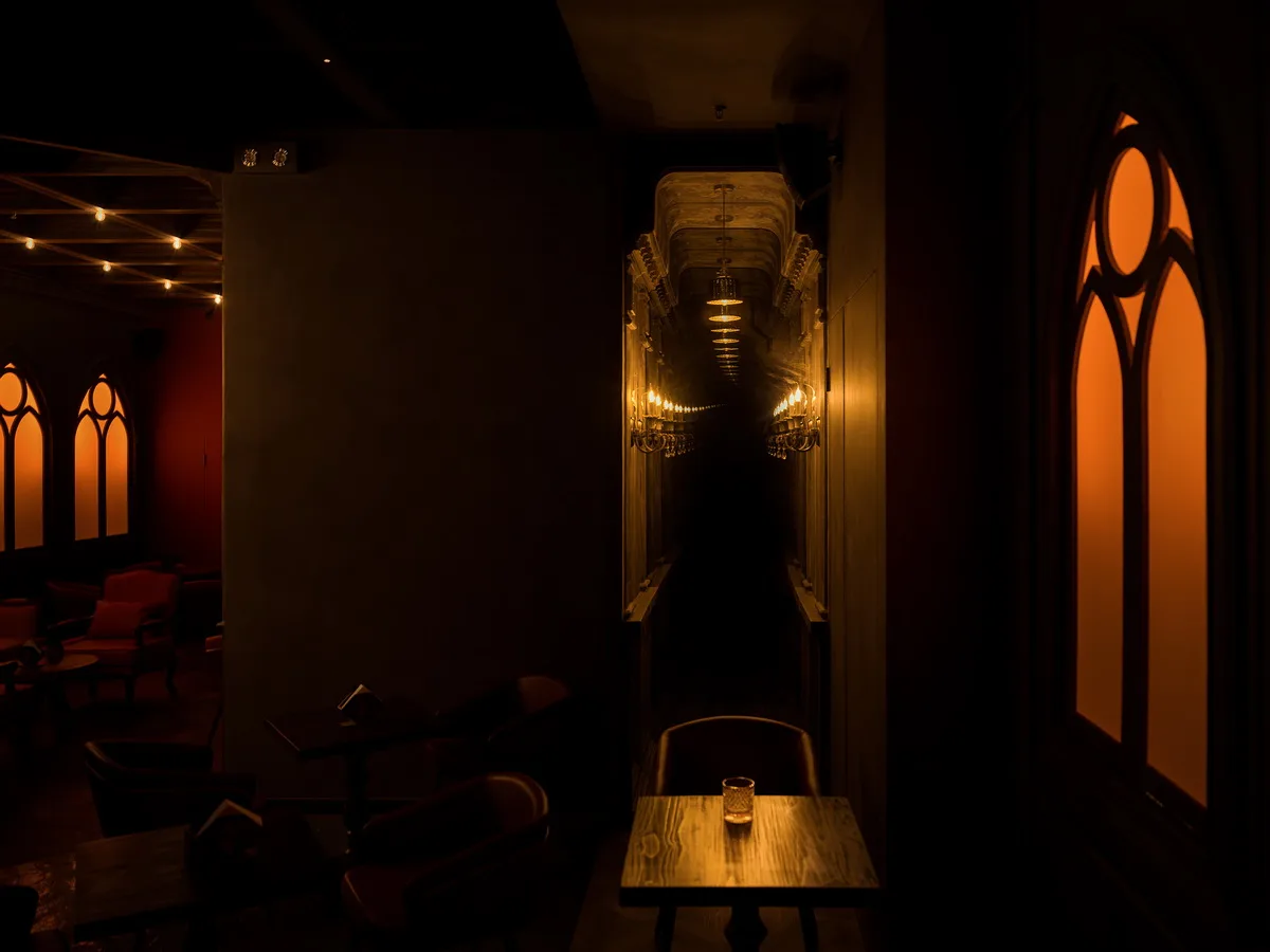 BIM Architecture | Like a Medieval 'House of Magicians': Twelve Capitals MAGIC BAR/High White Space Design Firm