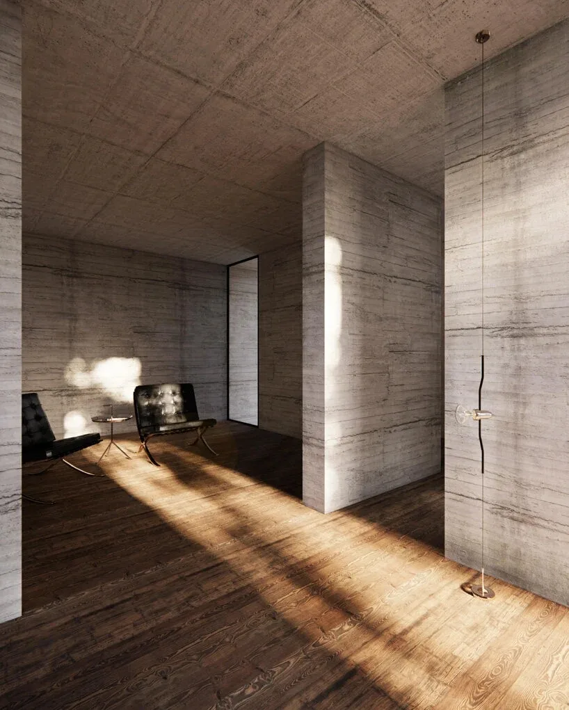 BIM Architecture | Forest Residential Buildings, Thick Like Stones/Marte Marte Architects
