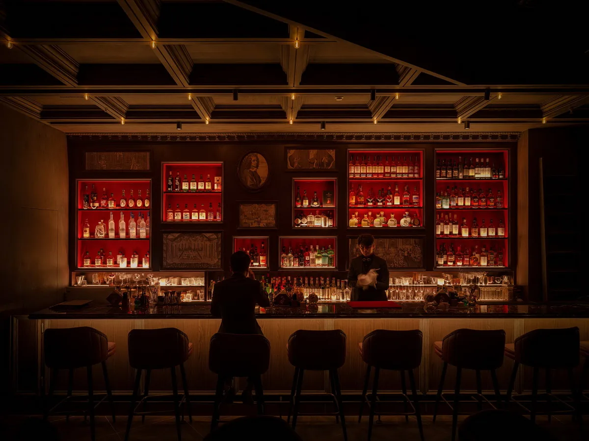 BIM Architecture | Like a Medieval 'House of Magicians': Twelve Capitals MAGIC BAR/High White Space Design Firm