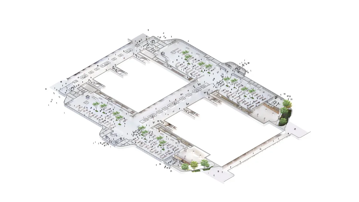 BIM Architecture | MAD New Work: Jiaxing 'Railway Station in the Forest'