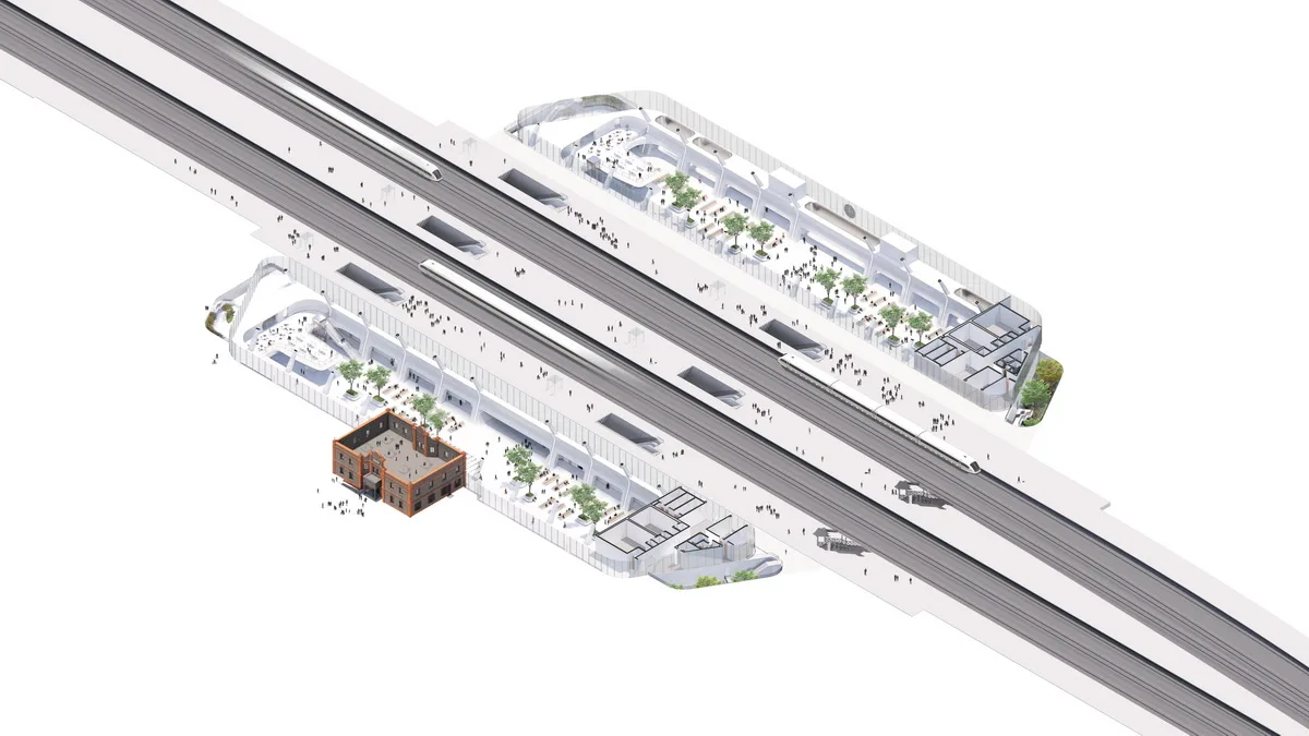 BIM Architecture | MAD New Work: Jiaxing 'Railway Station in the Forest'