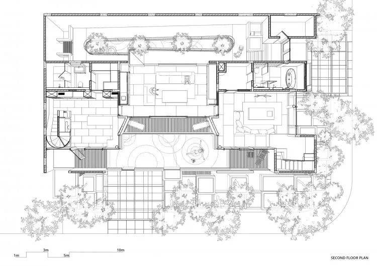 BIM Architecture | Indonesia Natural Lighting Experimental Residential/RAD+ar