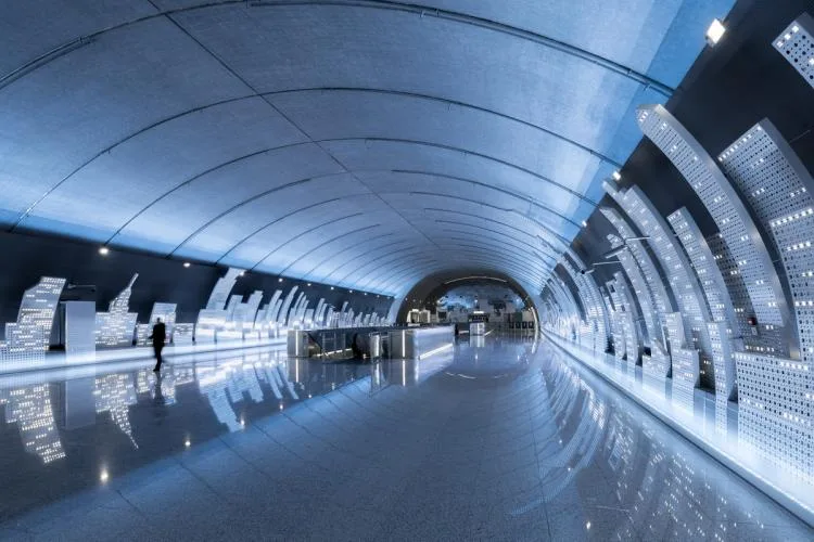 BIM architecture | The most beautiful subway station in Shanghai, have you checked in/Wutopia Lab