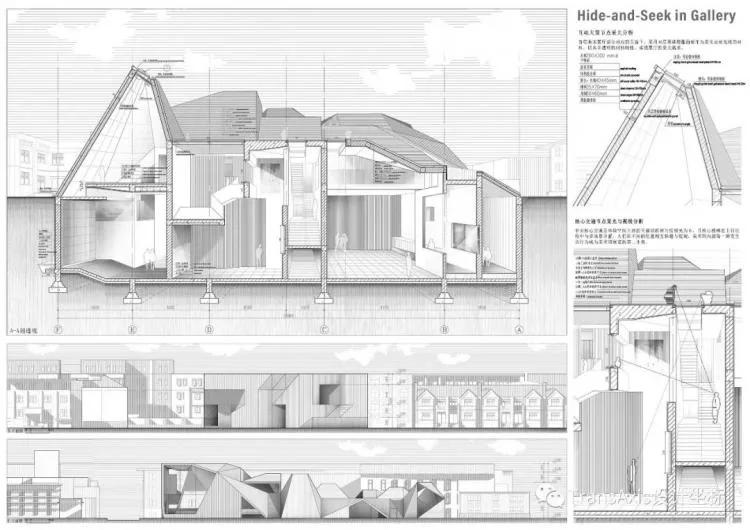BIM Architecture | 2020 Newcomer Competition TOP 2 | Academic Textbook Level Folding Roof Art Museum