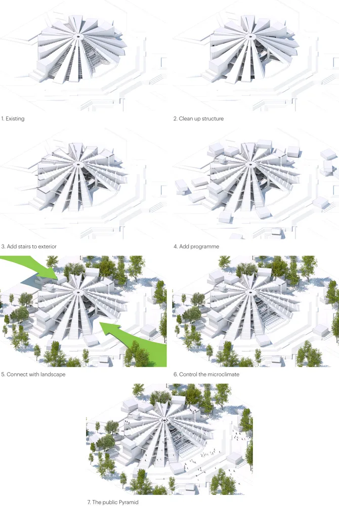 BIM Architecture | MVRDV 'Tirana Pyramid' officially starts construction, Albanian Brutalist Monument renovation