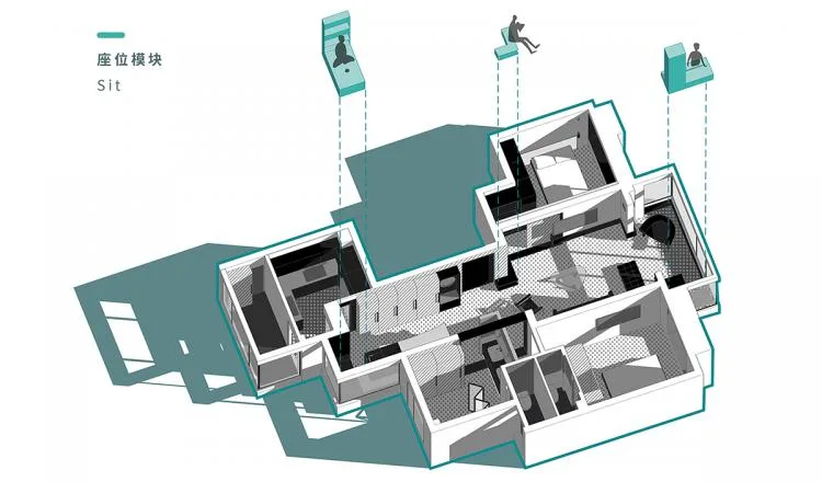 BIM Architecture | Home with More Sitting Space, Ningbo/0.5m Studio