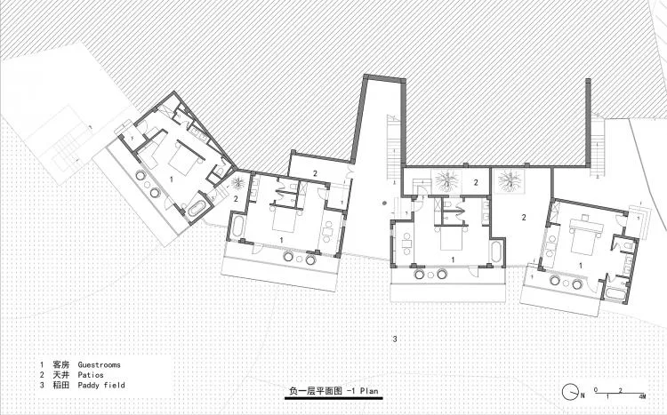 BIM Architecture | Livable and Tourable, Between Half Mountain and Rice Fields: Architectural Design of Bagu Su Ji in Dianjiang, Chongqing/Sanwen Architecture