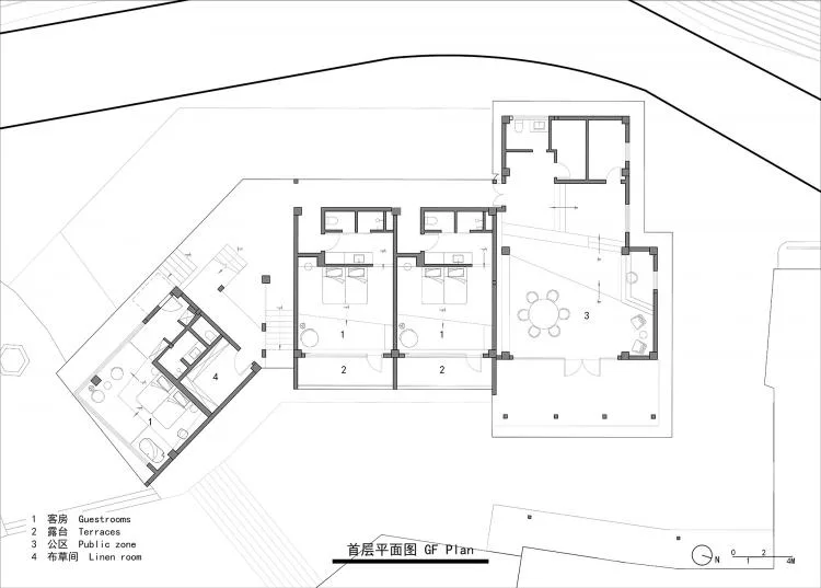 BIM Architecture | Livable and Tourable, Between Half Mountain and Rice Fields: Architectural Design of Bagu Su Ji in Dianjiang, Chongqing/Sanwen Architecture